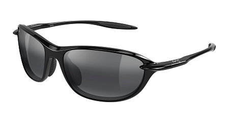 Maui Jim MJ0339S-001 62 Sunglass BLACK-BLACK-GREY