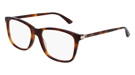 Gucci GG0018O-006 54 Optical Frame HAVANA-HAVANA-TRANSPARENT