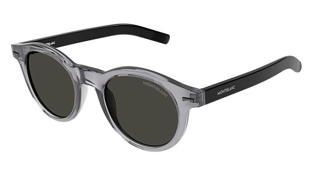 Montblanc MB0225S-003 49 Sunglass GREY-BLACK-GREY