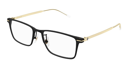 Montblanc MB0396ON-001 54 Optical Frame BLACK-GOLD-TRANSPARENT