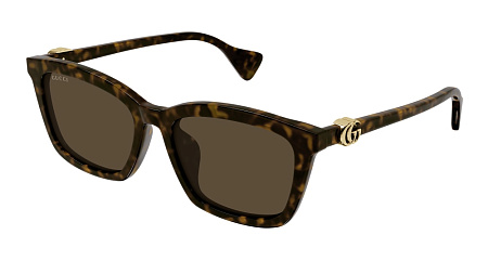 Gucci GG1596SK-003 55 Sunglass HAVANA-HAVANA-BROWN
