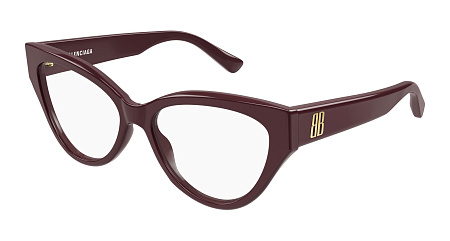 Balenciaga BB0482O-003 56 Optical Frame BURGUNDY-BURGUNDY-TRANSPARENT Balenciaga BB0482O-003 56 Optical Frame BURGUNDY-BURGUNDY-TRANSPARENT
