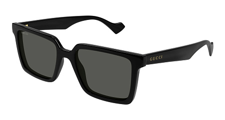 Gucci GG1540S-001 55 Sunglass BLACK-BLACK-GREY