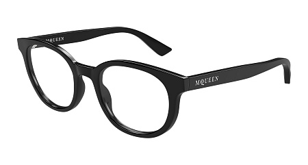 Alexander McQueen AM0567O-001 51 Optical Frame BLACK-BLACK-TRANSPARENT Alexander McQueen AM0567O-001 51 Optical Frame BLACK-BLACK-TRANSPARENT