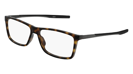 Puma PU0235O-004 57 Optical Frame HAVANA-RUTHENIUM-TRANSPARENT