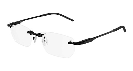 Puma PU0450O-001 56 Optical Frame BLACK-BLACK-TRANSPARENT