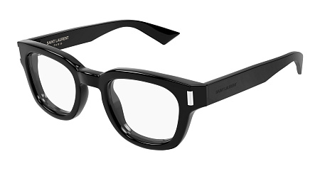 Saint Laurent SL 838 OPT-001 48 Optical Frame BLACK-BLACK-TRANSPARENT
