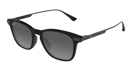 Maui Jim GS623-02 51 Sunglass BLACK-RUTHENIUM-GREY