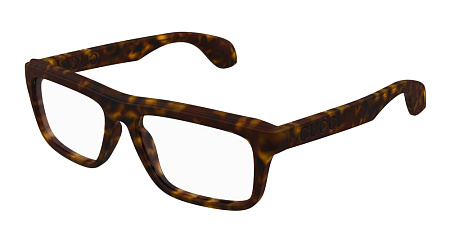 Gucci GG1572O-002 54 Optical Frame HAVANA-HAVANA-TRANSPARENT