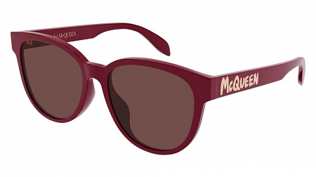 Alexander McQueen AM0387SK-002 56 Sunglass RED-RED-RED