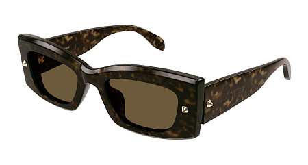 Alexander McQueen AM0426S-002 51 Sunglass HAVANA-HAVANA-BROWN Alexander McQueen AM0426S-002 51 Sunglass HAVANA-HAVANA-BROWN