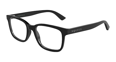 Alexander McQueen AM0541O-007 54 Optical Frame BLACK-BLACK-TRANSPARENT