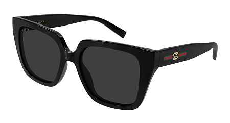 Gucci GG2102S-001 54 Sunglass BLACK-BLACK-GREY