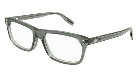 McQ MQ0349O-005 55 Optical Frame GREY-GREY-TRANSPARENT