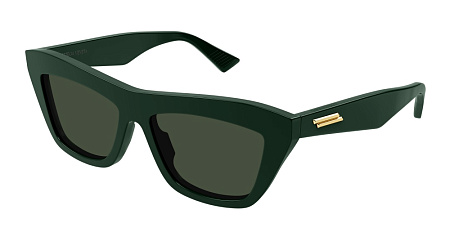 Bottega Veneta BV1121S-007 55 Sunglass GREEN-GREEN-GREEN