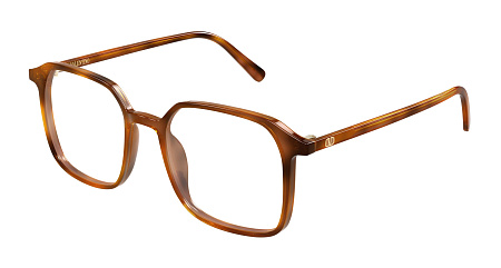 Valentino VG0022O-006 49 Optical Frame HAVANA-HAVANA-TRANSPARENT