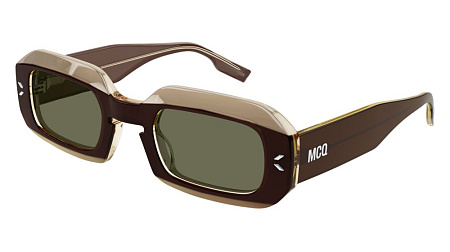 MCQ MQ0361S-004 49 Sunglass BROWN-BROWN-GREEN