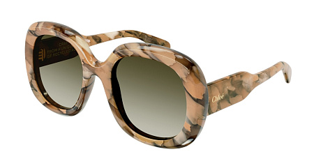 Chloe CH0153S-004 54 Sunglass NUDE-NUDE-BROWN