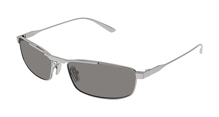 Balenciaga BB0451S-003 61 Sunglass RUTHENIUM-RUTHENIUM-GREY