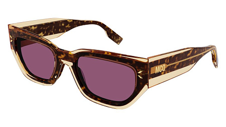 MCQ MQ0363S-002 53 Sunglass YELLOW-YELLOW-VIOLET