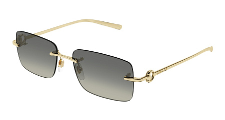 Gucci GG1703S-005 55 Sunglass GOLD-GOLD-GREY Gucci GG1703S-005 55 Sunglass GOLD-GOLD-GREY