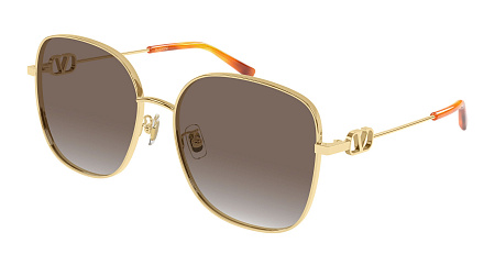 Valentino VG0042SK-002 59 Sunglass GOLD-GOLD-BROWN