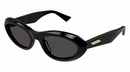 Bottega Veneta BV1191S-001 53 Sunglass BLACK-BLACK-GREY