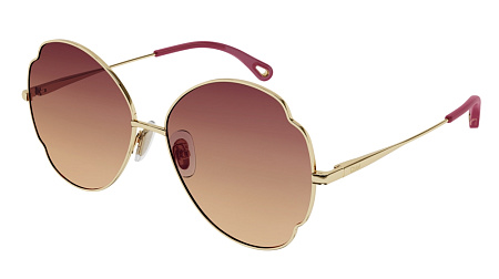 Chloe CH0093S-004 60 Sunglass GOLD-GOLD-RED