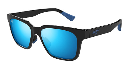 Maui Jim B631-02 56 Sunglass BLACK-BLACK-BLUE Maui Jim B631-02 56 Sunglass BLACK-BLACK-BLUE