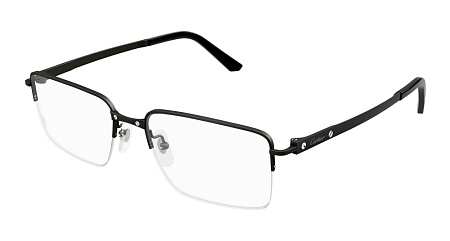 Cartier CT0554O-004 56 Optical Frame BLACK-BLACK-TRANSPARENT
