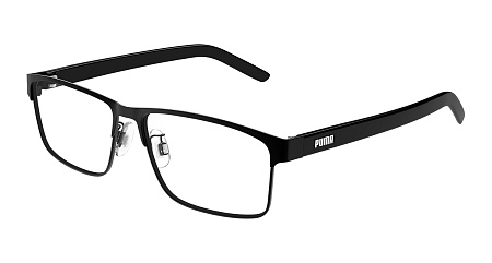 Puma PU0504OA-001 57 Optical Frame BLACK-BLACK-TRANSPARENT