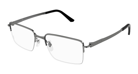 Cartier CT0554O-003 56 Optical Frame RUTHENIUM-RUTHENIUM-TRANSPARENT Cartier CT0554O-003 56 Optical Frame RUTHENIUM-RUTHENIUM-TRANSPARENT