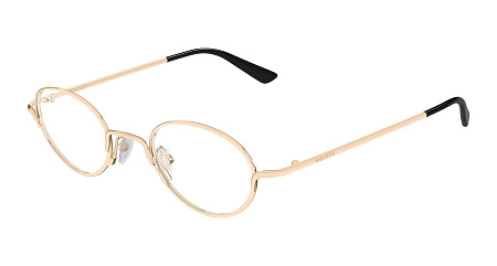 Alexander McQueen AM0562O-004 46 Optical Frame GOLD-GOLD-TRANSPARENT