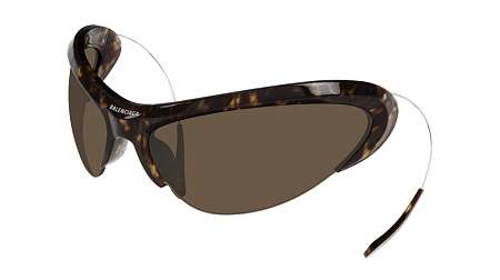Balenciaga BB0232S-002 91 Sunglass HAVANA-SILVER-BROWN