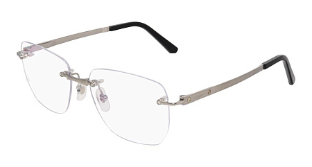 Cartier CT0512O-003 57 Optical Frame RUTHENIUM-RUTHENIUM-TRANSPARENT