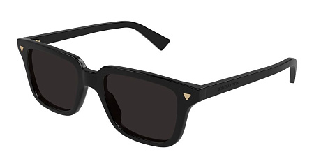 Bottega Veneta BV1363S-001 50 Sunglass BLACK-BLACK-GREY Bottega Veneta BV1363S-001 50 Sunglass BLACK-BLACK-GREY