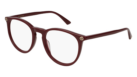 Gucci GG0027O-008 50 Optical Frame BURGUNDY-BURGUNDY-TRANSPARENT Gucci GG0027O-008 50 Optical Frame BURGUNDY-BURGUNDY-TRANSPARENT