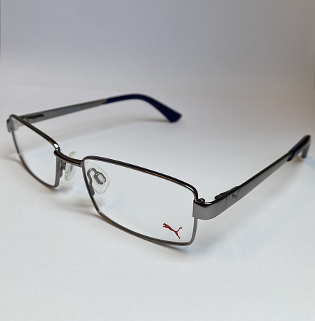 Puma PJ0012O-009 49 Optical Frame RUTHENIUM-RUTHENIUM-TRANSPARENT