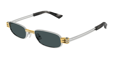 Bottega Veneta BV1381S-003 50 Sunglass SILVER-SILVER-BLUE