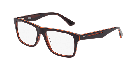 Puma PU0052O-005 54 Optical Frame BROWN-BROWN-TRANSPARENT