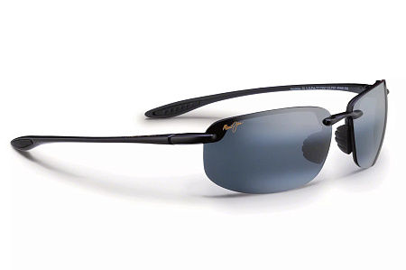 Maui Jim 407N-02 64 Sunglass BLACK-BLACK-GREY