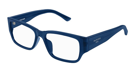 Balenciaga BB0373OK-003 55 Optical Frame BLUE-BLUE-TRANSPARENT