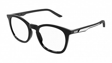 Puma PU0389O-001 52 Optical Frame BLACK-BLACK-TRANSPARENT
