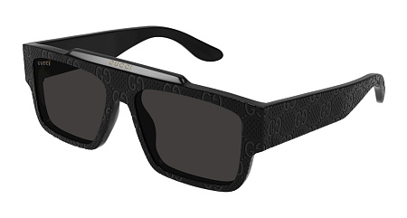Gucci GG1460S-006 56 Sunglass BLACK-BLACK-GREY