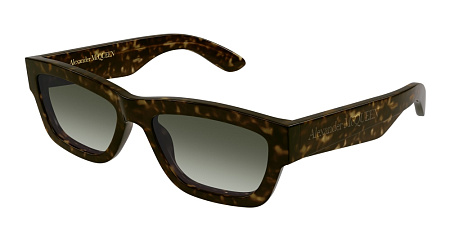 Alexander McQueen AM0419S-002 56 Sunglass HAVANA-HAVANA-GREEN