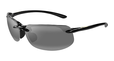 Maui Jim 412N-02 70 Sunglass BLACK-BLACK-GREY