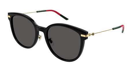 Gucci GG1196SK-003 56 Sunglass BLACK-GOLD-GREY