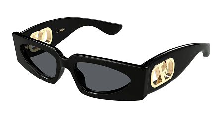 Valentino VG0001S-001 53 Sunglass BLACK-BLACK-GREY