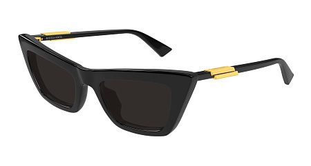 Bottega Veneta BV1446S-001 53 Sunglass BLACK-BLACK-GREY