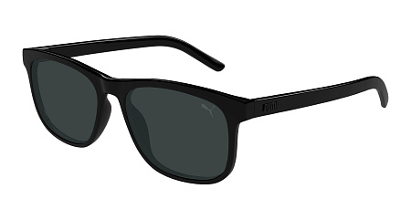 Puma PU0515S-001 56 Sunglass BLACK-BLACK-SMOKE